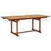 Set mobilier de grădină, 7 piese, lemn masiv acacia/textilenă - WALTI WALTI