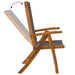 Set mobilier de grădină, 7 piese, lemn masiv acacia/textilenă - WALTI WALTI