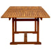 Set mobilier de grădină, 7 piese, lemn masiv acacia/textilenă - WALTI WALTI