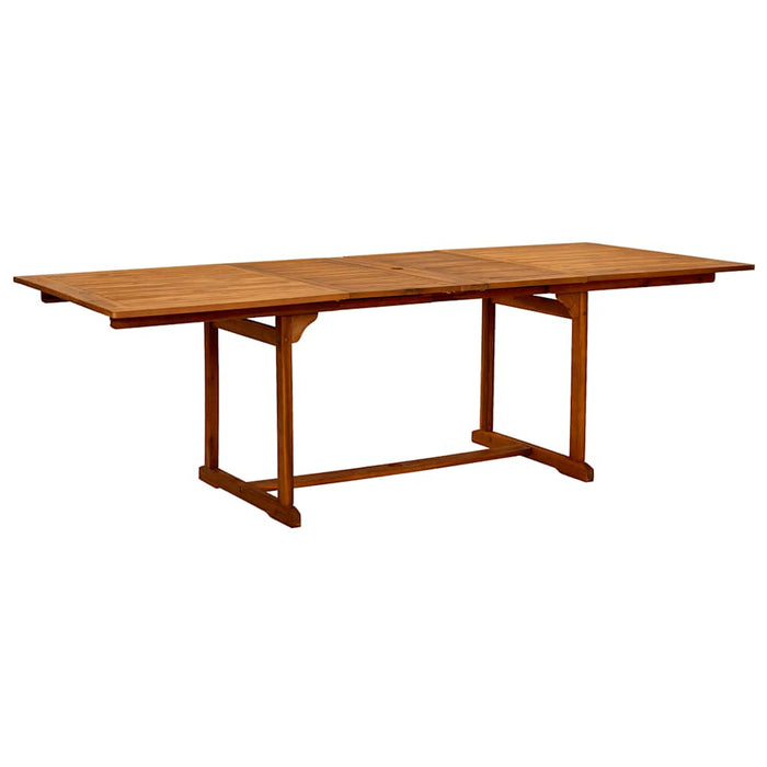 Set mobilier de grădină, 9 piese, lemn masiv acacia/textilenă - WALTI WALTI