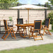Set mobilier de grădină, 5 piese, lemn masiv acacia/textilenă - WALTI WALTI