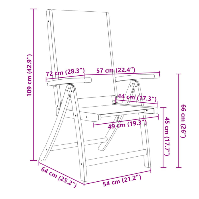 Set mobilier de grădină, 7 piese, lemn masiv acacia/textilenă - WALTI WALTI