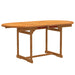 Set mobilier de grădină, 7 piese, lemn masiv acacia/textilenă - WALTI WALTI