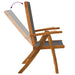 Set mobilier de grădină, 7 piese, lemn masiv acacia/textilenă - WALTI WALTI