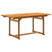 Set mobilier de grădină, 7 piese, lemn masiv acacia/textilenă - WALTI WALTI