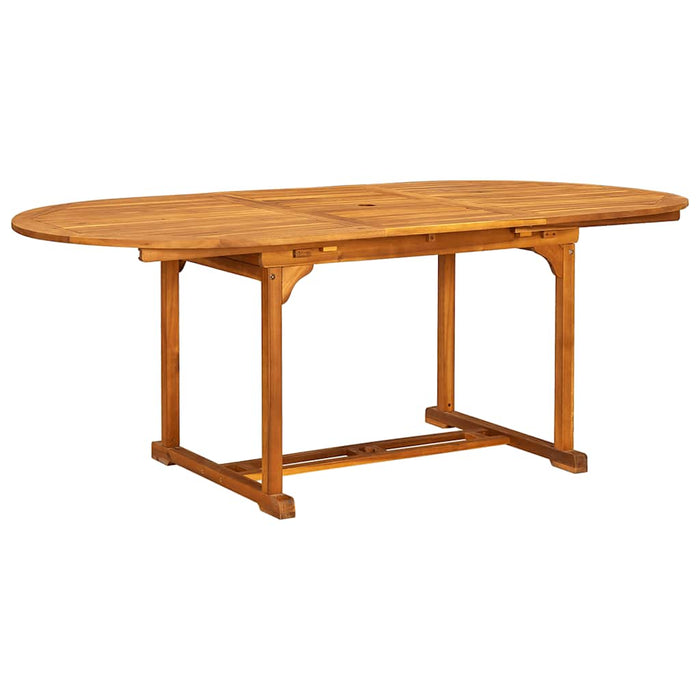 Set mobilier de grădină, 7 piese, lemn masiv acacia/textilenă - WALTI WALTI