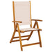 Set mobilier de grădină, 7 piese, lemn masiv acacia/textilenă - WALTI WALTI