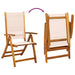 Set mobilier de grădină, 7 piese, lemn masiv acacia/textilenă - WALTI WALTI