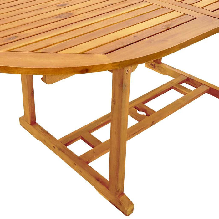 Set mobilier de grădină, 7 piese, lemn masiv acacia/textilenă - WALTI WALTI
