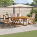 Set mobilier de grădină, 5 piese, lemn masiv acacia/textilenă - WALTI WALTI