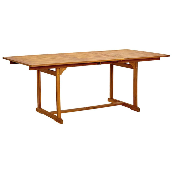 Set mobilier de grădină, 7 piese, lemn masiv acacia/textilenă - WALTI WALTI