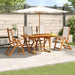 Set mobilier de grădină, 5 piese, lemn masiv acacia/textilenă - WALTI WALTI