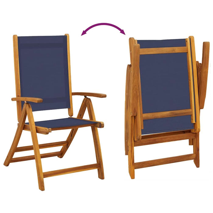 Set mobilier de grădină, 5 piese, lemn masiv acacia/textilenă - WALTI WALTI