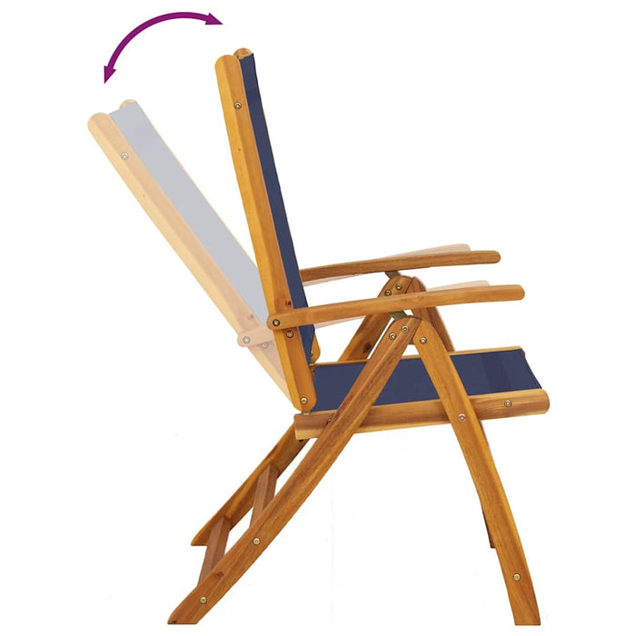 Set mobilier de grădină, 5 piese, lemn masiv acacia/textilenă - WALTI WALTI