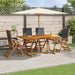 Set mobilier de grădină, 5 piese, lemn masiv acacia/textilenă - WALTI WALTI