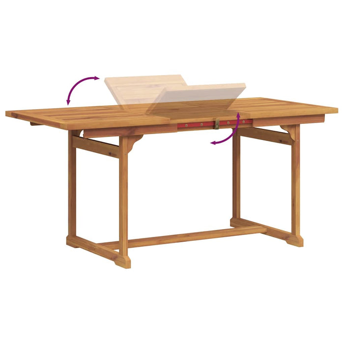 Set mobilier de grădină, 7 piese, lemn masiv acacia/textilenă - WALTI WALTI