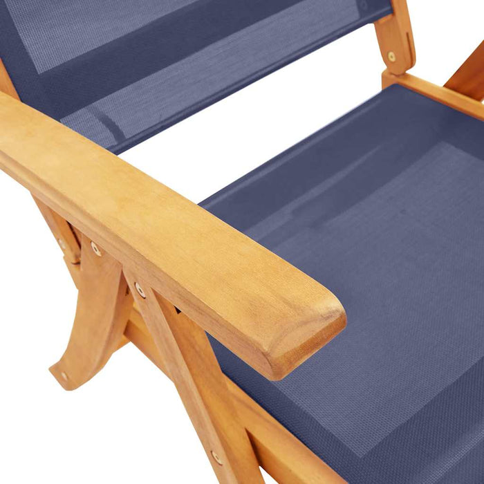 Set mobilier de grădină, 7 piese, lemn masiv acacia/textilenă - WALTI WALTI
