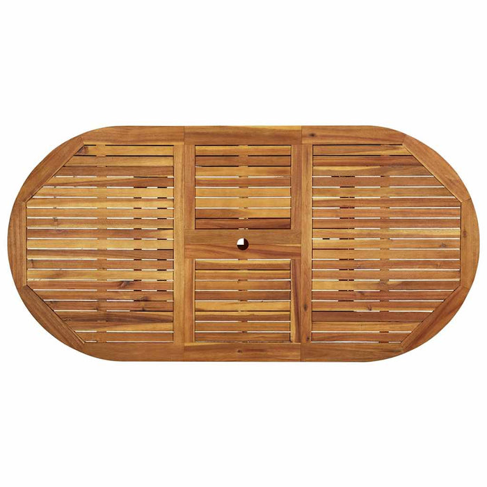 Set mobilier de grădină, 5 piese, lemn masiv acacia/textilenă - WALTI WALTI