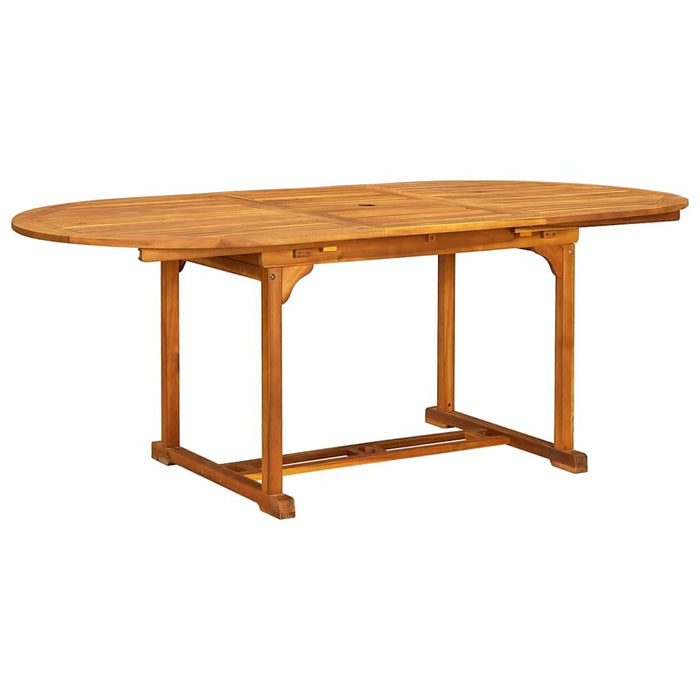 Set mobilier de grădină, 7 piese, lemn masiv acacia/textilenă - WALTI WALTI