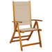 Set mobilier de grădină, 7 piese, lemn masiv acacia/textilenă - WALTI WALTI