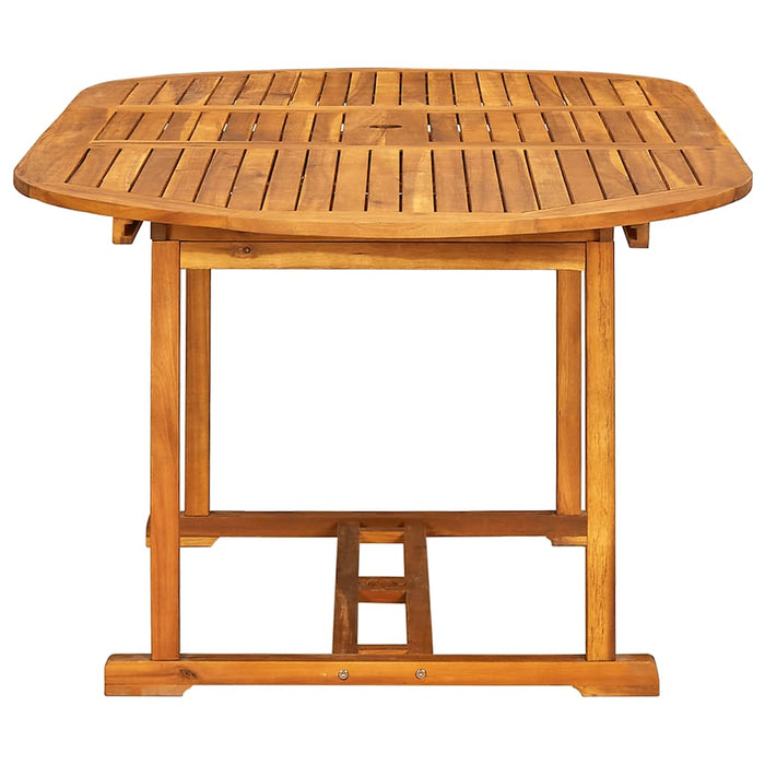Set mobilier de grădină, 7 piese, lemn masiv acacia/textilenă - WALTI WALTI