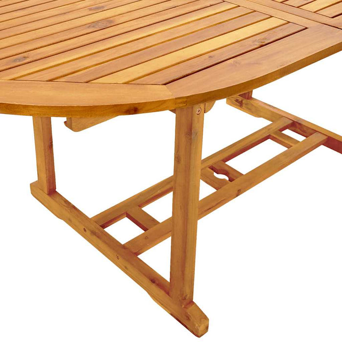Set mobilier de grădină, 7 piese, lemn masiv acacia/textilenă - WALTI WALTI