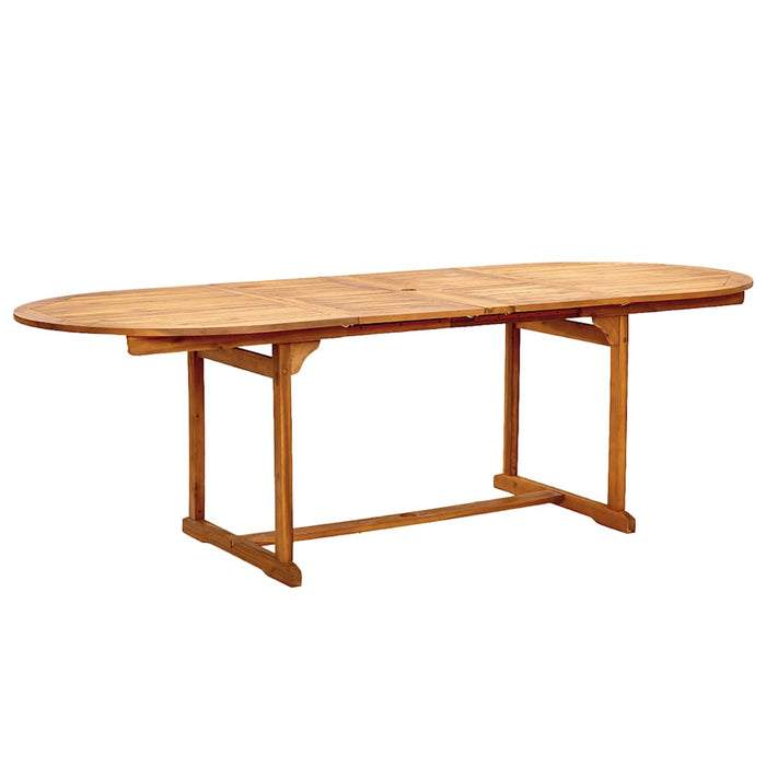 Set mobilier de grădină, 9 piese, lemn masiv acacia/textilenă - WALTI WALTI