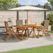 Set mobilier de grădină, 5 piese, lemn masiv acacia/textilenă - WALTI WALTI