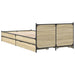 Cadru de pat cu sertare stejar sonoma 75x190 cm lemn prelucrat - WALTI WALTI