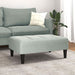 Taburet, gri deschis, 77x55x31 cm, catifea - WALTI WALTI