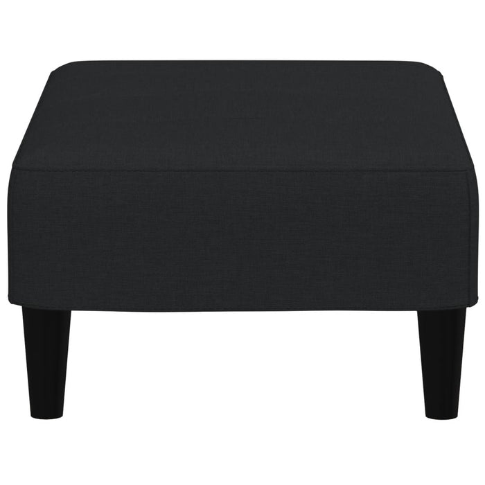 Taburet, negru, 77x55x31 cm, catifea WALTI