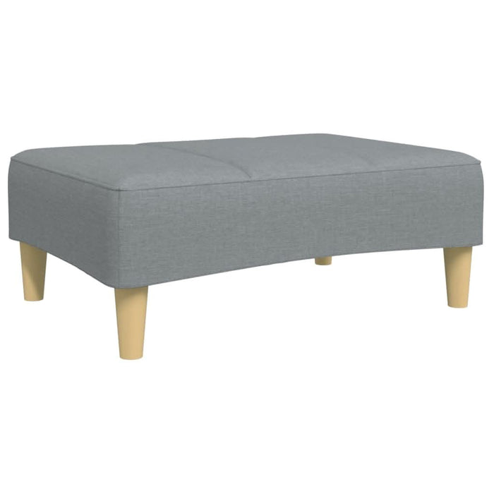 Taburet, gri deschis, 77x55x31 cm, material textil - WALTI WALTI
