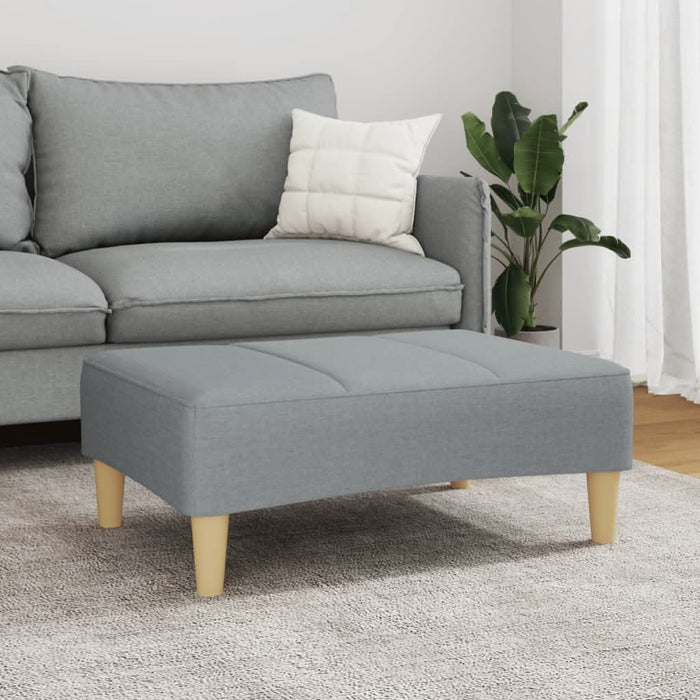 Taburet, gri deschis, 77x55x31 cm, material textil - WALTI WALTI