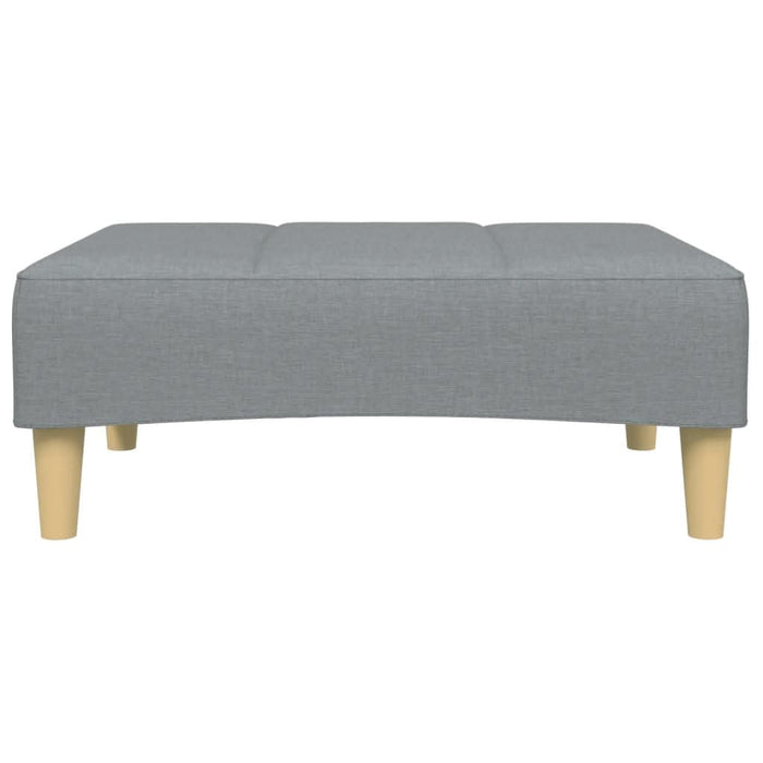 Taburet, gri deschis, 77x55x31 cm, material textil - WALTI WALTI