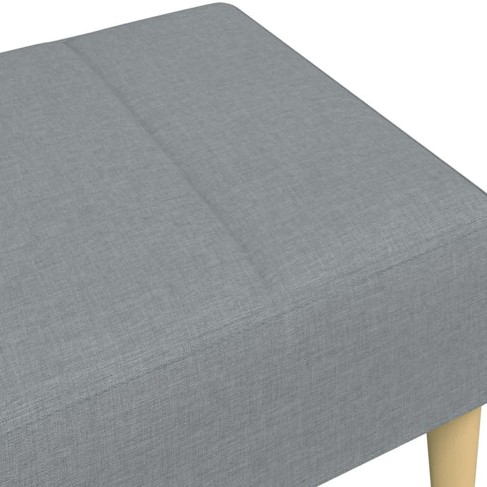 Taburet, gri deschis, 77x55x31 cm, material textil - WALTI WALTI