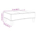 Taburet, gri deschis, 77x55x31 cm, material textil - WALTI WALTI