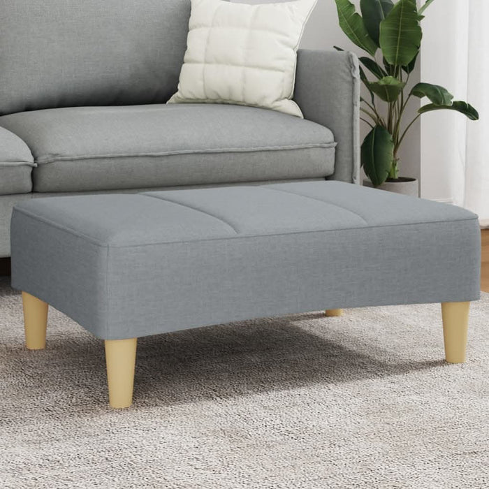 Taburet, gri deschis, 77x55x31 cm, material textil - WALTI WALTI