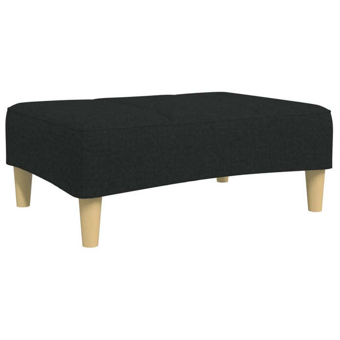 Taburet, negru, 77x55x31 cm, material textil - WALTI WALTI