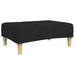 Taburet, negru, 77x55x31 cm, material textil - WALTI WALTI