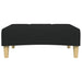 Taburet, negru, 77x55x31 cm, material textil - WALTI WALTI
