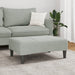 Taburet, gri deschis, 77x55x31 cm, catifea - WALTI WALTI