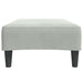 Taburet, gri deschis, 77x55x31 cm, catifea - WALTI WALTI