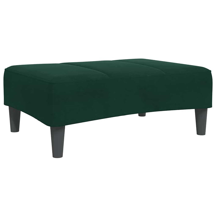 Taburet, verde închis, 77x55x31 cm, catifea WALTI