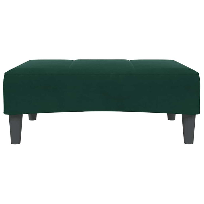 Taburet, verde închis, 77x55x31 cm, catifea WALTI