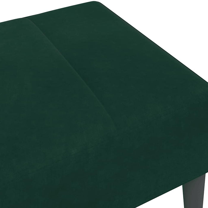 Taburet, verde închis, 77x55x31 cm, catifea WALTI
