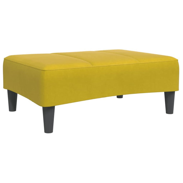 Taburet, galben, 77x55x31 cm, catifea - WALTI WALTI