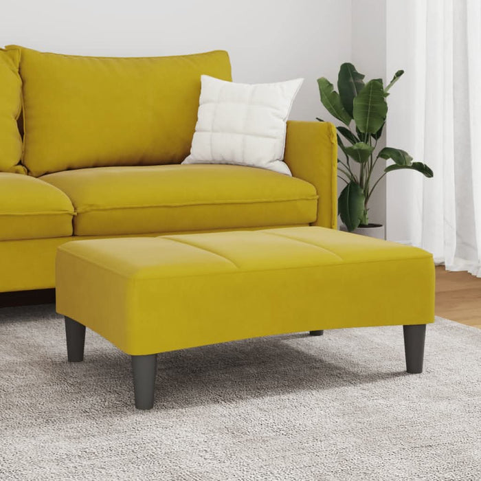 Taburet, galben, 77x55x31 cm, catifea - WALTI WALTI