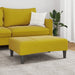 Taburet, galben, 77x55x31 cm, catifea - WALTI WALTI