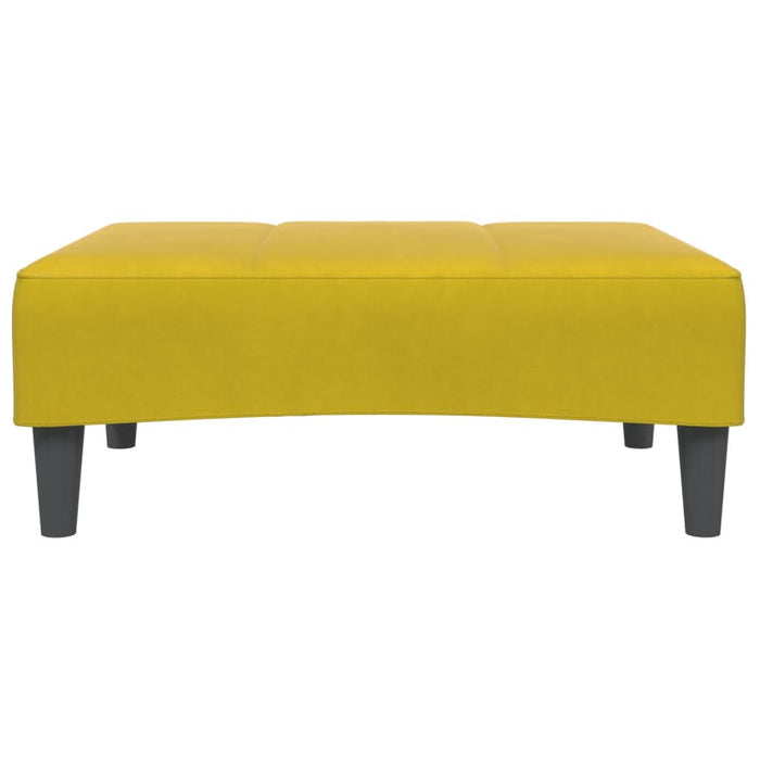 Taburet, galben, 77x55x31 cm, catifea - WALTI WALTI