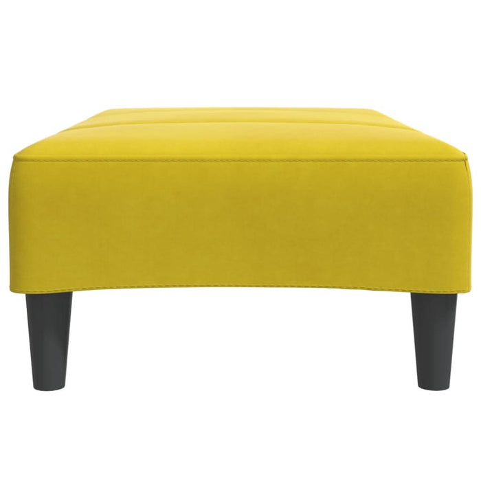 Taburet, galben, 77x55x31 cm, catifea - WALTI WALTI